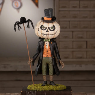 Bethany Lowe Halloween: Mr. Gourdy's Night Out Figurine sparkle-castle