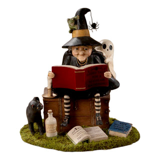 Bethany Lowe Halloween: Ghost Stories Witch Figurine sparkle-castle