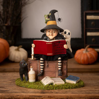 Bethany Lowe Halloween: Ghost Stories Witch Figurine sparkle-castle