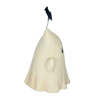 Bethany Lowe Halloween: Luminary Boo with Bat Figurine sparkle-castle