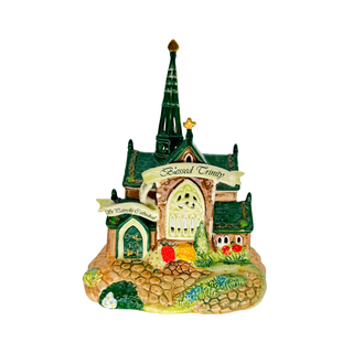 Blue Sky Clayworks: St. Patrick's Cathedral of the Blessed Trinity Candle House sparkle-castle
