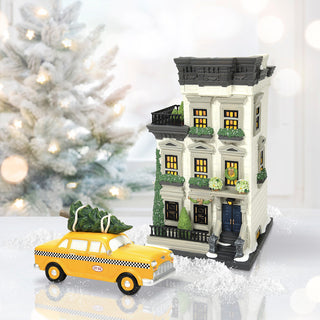 Department 56 Christmas in the City Village: 87 West 56th Street sparkle-castle