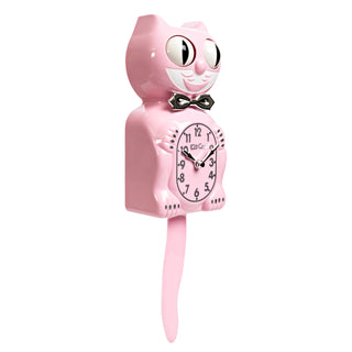 Kit-Cat Klock: Retro Pink Kitchen Edition Clock sparkle-castle