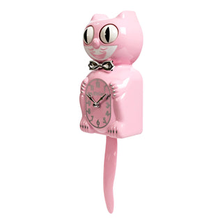 Kit-Cat Klock: Retro Pink Kitchen Edition Clock sparkle-castle
