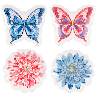Dolly Parton Jwled Mosaic 7In Fgrl Accent Plate S4 Gift Box: Multi / Stoneware / Everyday sparkle-castle