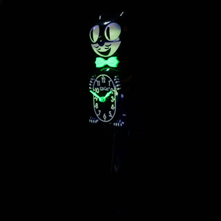 Classic Black Glow Kit-Cat Klock sparkle-castle