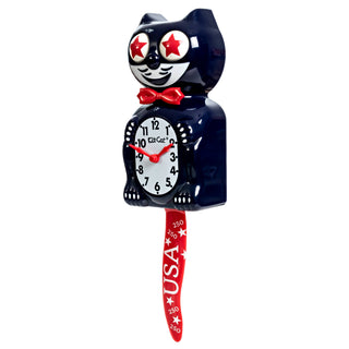 Old Glory Special Edition Kit-Cat Klock sparkle-castle