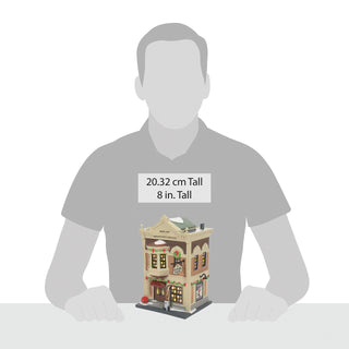 Department 56 Christmas in the City Village: Nelson Bros. Sporting Goods sparkle-castle