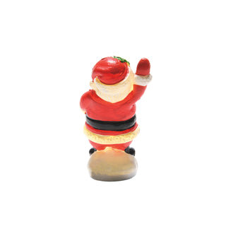 Department 56 Cross Product Village Accessory: Blow Mold Santa sparkle-castle