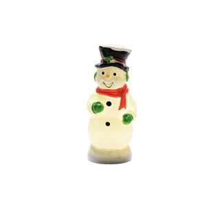 Department 56 Cross Product Village Accessory: Blow Mold Snowman sparkle-castle