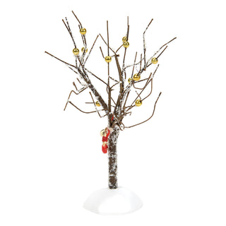 Department 56 Cross Product Village Accessory: Eleven Pipers Piping Tree sparkle-castle