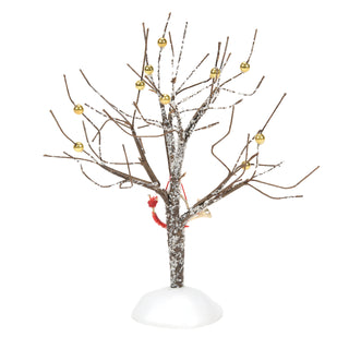 Department 56 Cross Product Village Accessory: Eleven Pipers Piping Tree sparkle-castle