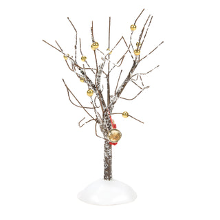Department 56 Cross Product Village Accessory: Eleven Pipers Piping Tree sparkle-castle