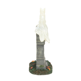 Department 56 Cross Product Halloween Village Accessory: Kit E Kat Tombstone sparkle-castle