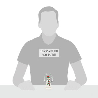 Department 56 Cross Product Village Accessory: Lucky The Snowman 2024 sparkle-castle