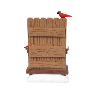 Department 56 Cross Product Village Accessory: Potter's Bench with Birdies sparkle-castle