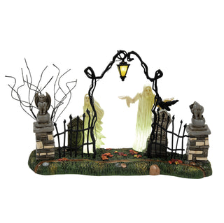 Department 56 Cross Product Halloween Village Accessory: Spiritual Guidance sparkle-castle