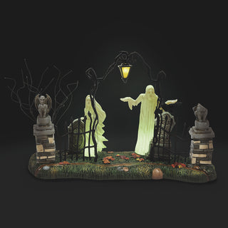 Department 56 Cross Product Halloween Village Accessory: Spiritual Guidance sparkle-castle