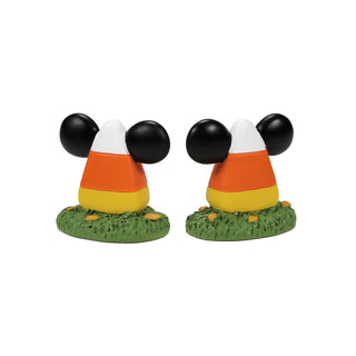 Department 56 Disney Snow Village Accessory: Candy Corn Topiaries, Set of 2 sparkle-castle