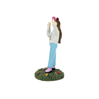 Department 56 Disney Snow Village Halloween Accessory: Visiting The Park, Set of 3 sparkle-castle