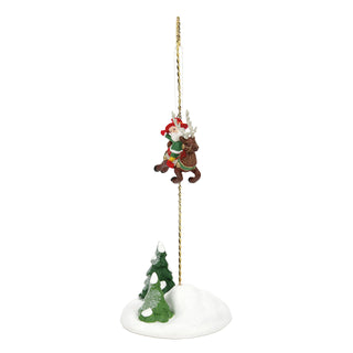 Department 56 North Pole Series Accessory: Elf Test Flight - Aerial sparkle-castle