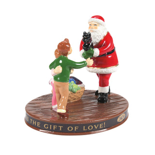 Department 56 Original Snow Village Accessory: Santa Comes To Town 2024 sparkle-castle