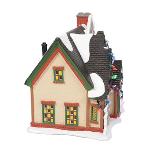 Department 56 Original Snow Village: The Grinch Themed House sparkle-castle