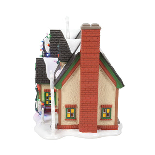 Department 56 Original Snow Village: The Grinch Themed House sparkle-castle