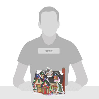 Department 56 Original Snow Village: The Grinch Themed House sparkle-castle