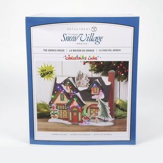 Department 56 Original Snow Village: The Grinch Themed House sparkle-castle