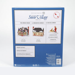 Department 56 Original Snow Village: The Grinch Themed House sparkle-castle