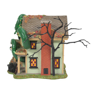 Department 56 Snow Village Halloween: The Kraken House sparkle-castle