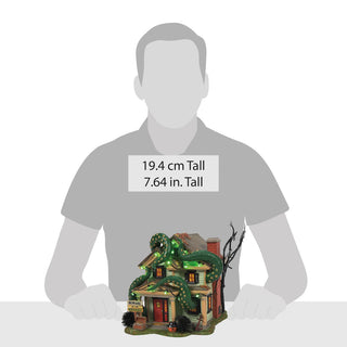 Department 56 Snow Village Halloween: The Kraken House sparkle-castle