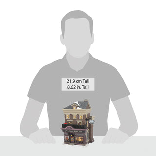 Department 56 Dickens Snow Village: Otto Of Roses Perfumery sparkle-castle