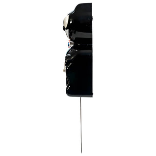 Classic Black Stars & Stripes Kit-Cat Klock sparkle-castle