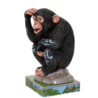 Jim Shore Animal Planet: Chimpanzee Figurine sparkle-castle