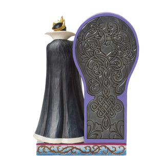 Jim Shore Disney Traditions: Evil Queen with Mirror Figurine sparkle-castle