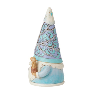 Jim Shore Heartwood Creek: An Artist For Winter Gnome Figurine sparkle-castle