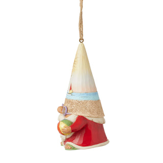 Jim Shore Heartwood Creek: Coastal Gnome with Beachball Hanging Ornament sparkle-castle