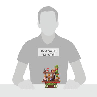 Jim Shore Heartwood Creek: Elf with Toys Train Car Figurine sparkle-castle