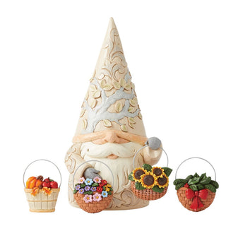 Jim Shore Heartwood Creek: Four Seasons Gnome Statue sparkle-castle