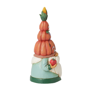 Jim Shore Heartwood Creek: Harvest Pumpkin Hat Gnome Figurine sparkle-castle
