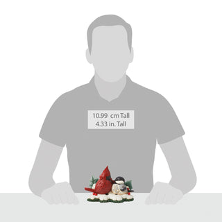 Jim Shore Heartwood Creek: Highland Glen Cardinal and Chickadee Figurine sparkle-castle