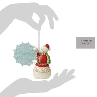 Jim Shore Heartwood Creek: Legend of the Snowflake Hanging Ornament sparkle-castle