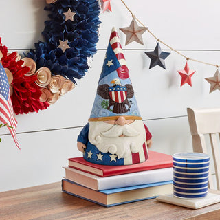 Jim Shore Heartwood Creek: Patriotic Gnome Figurine sparkle-castle