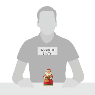 Jim Shore Heartwood Creek: Pint Sized Santa with Cookies Figurine sparkle-castle