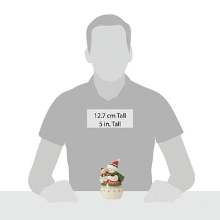 Jim Shore Heartwood Creek: Pint Sized Snowman with Snowbaby Figurine sparkle-castle