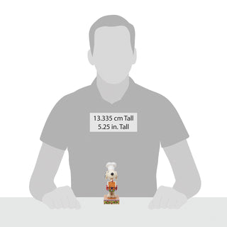 Jim Shore Peanuts: Snoopy with Gingerbread House Figurine sparkle-castle