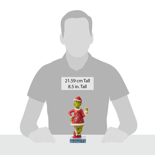 Jim Shore The Grinch: Grinch with Bag of Coal Figurine sparkle-castle