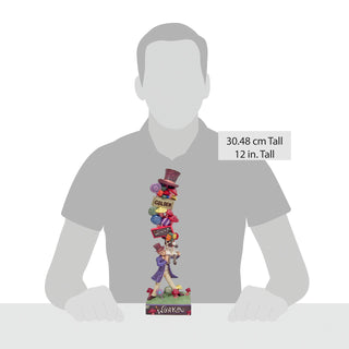 Jim Shore Willy Wonka: Willy Wonka and Characters Stacked Figurine sparkle-castle